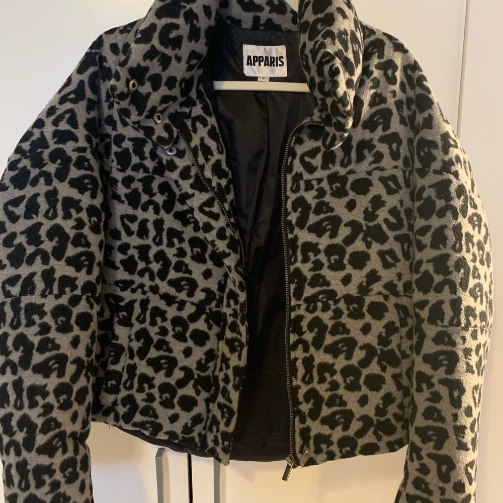 Apparis Cheetah Puffer Jacket